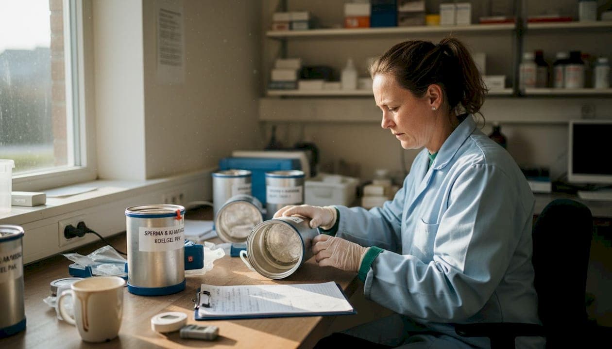 Transportcontainers voor sperma en KI-materiaal vergelijken